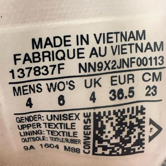 Converse Purple Chuck Taylor All Stars Low Tops - Picture 7 of 7